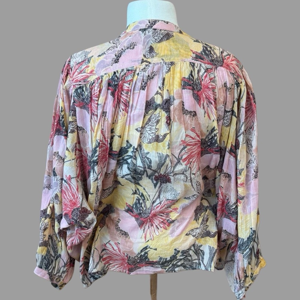 Anthropologie Pilcro Floral Blouse - Picture 3 of 4